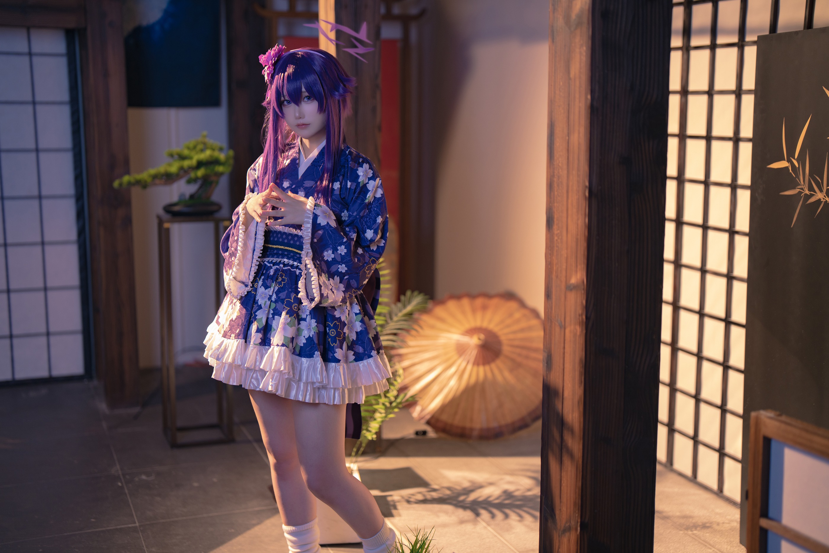 图片[1]-lunananya – No.038 蔚蓝档案 伊草遥香 (New Year) [34P]-XikXak